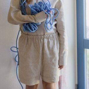 Baserange Ole Linen set 2pc shirt/shorts